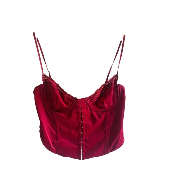 White Fox NWT Pour It Up Bustier Wine - Picture 4 of 8